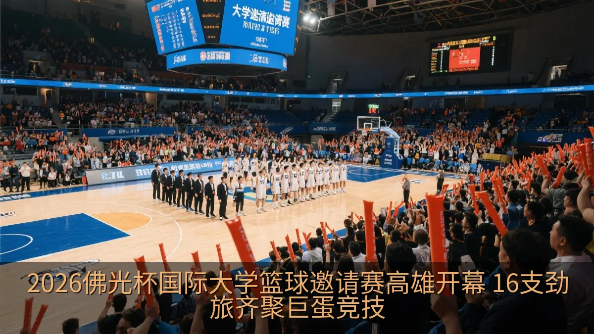 2026佛光杯国际大学篮球邀请赛高雄开幕 16支劲旅齐聚巨蛋竞技