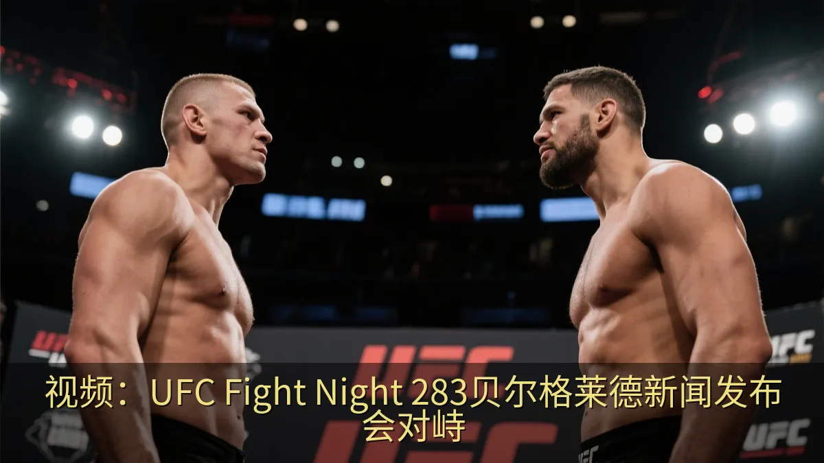 视频：UFC Fight Night 283贝尔格莱德新闻发布会对峙